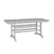 Flash Furniture Abraham Indoor/Outdoor 72-in Rectangle Recycled HDPE Adirondack Dining Table for 6 in Gray LE-HMP-158-01-GRY-GG - alternate 1